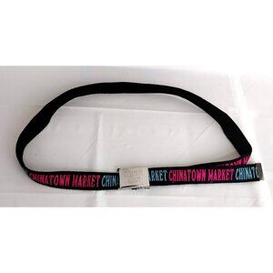 Chinatown Market Logo Belt Pink Black Blue